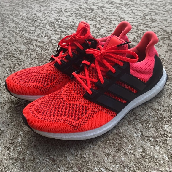 adidas Other - Adidas Ultra Boost 1.0 Solar Red B34050 Neon EUC